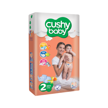 Scutece copii Cushy baby 240 bucati Mini marime 2, 3-6 kg de la Europe One Dream Trend Srl