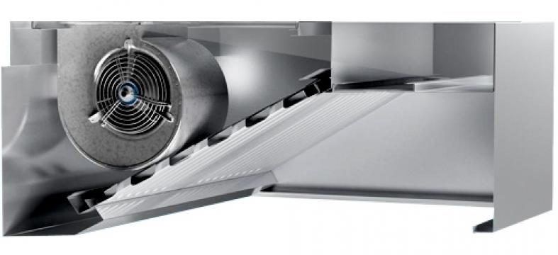 Hota din inox profesionala cubica 1500x1100 mm cu ventilator de la Clever Services SRL