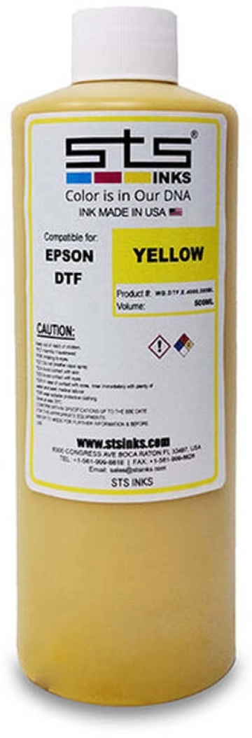 Cerneala STS DTF Yellow (Galben), 500ml de la Z Spot Media Srl