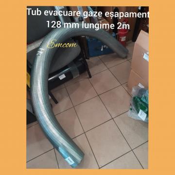 Tub evacuare gaze esapament fi128 2m de la Emcom Invest Serv Srl