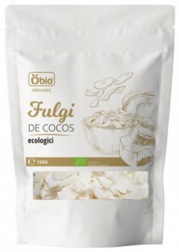 Fulgi de cocos raw bio 150g Obio de la Supermarket Pentru Tine Srl