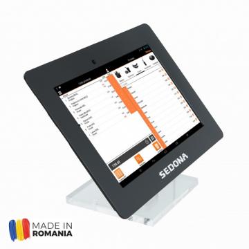 Stand pentru tablete 10 Desk Plexi, negru, personalizat