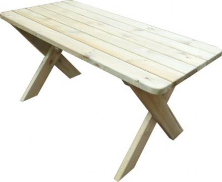 Masa din lemn pentru gradina Georgia de la Wizmag Distribution Srl