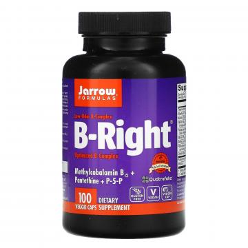 Supliment alimentar Jarrow B-Right, 100 Veggie capsule de la Krill Oil Impex Srl