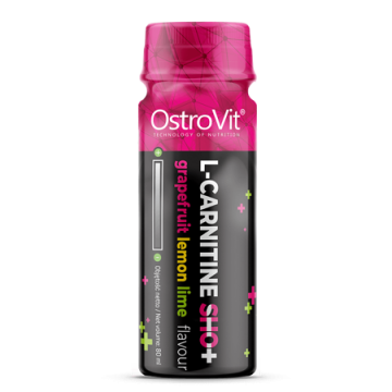 Supliment OstroVit L-carnitine Shot 80 ml (grepfrut, lamaie) de la Krill Oil Impex Srl