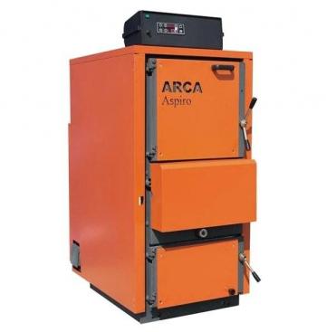 Cazan lemne gazeificare Arca Aspiro 43R-41kW de la Axa Industries Srl