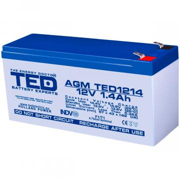Acumulator AGM VRLA 12V 1,4 Ah Ted Battery Expert Holland de la Sirius Distribution Srl