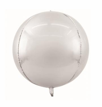 Balon folie Glob Sfera orbz argintiu 55 * 25 cm