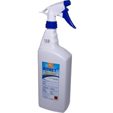 Dezinfectant suprafete 1 litru spray Bionet SP Sanidor de la Mezza Luna Srl.