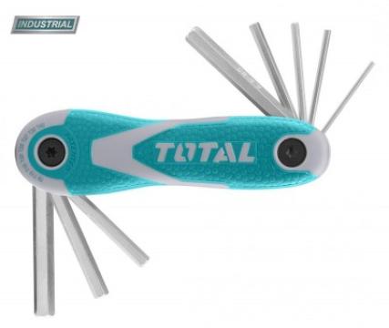 Set chei Torx T9-T40 pliabile Total THT1061846 de la Full Shop Tools Srl
