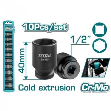 Set tubulare impact 10-24 mm Total THISTD12101
