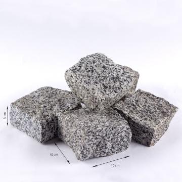 Piatra cubica granit gri sare si piper natur de la Piatraonline Romania