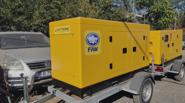 Inchiriere generator mobil trifazic 40Kw50Kwa