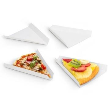 Triunghi de pizza alb 40cm (250buc) de la Practic Online Packaging Srl
