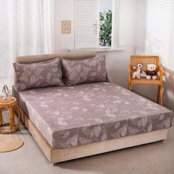 Huse de pat, bumbac satinat, cearceaf cu elastic 180 x200 cm