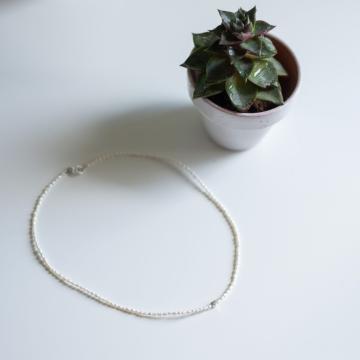 Colier perle naturale cu inima Lisa de la Raw Jewellery Srl
