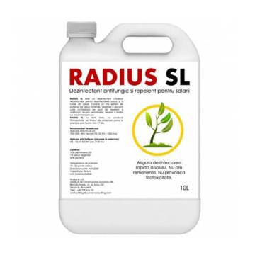 Dezinfectat pentru solarii Radius 10 litri de la Roseeds International Srl