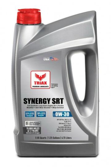 Ulei motor Triax Synergy SRT 0W-30 Full Synthetic API SN de la Lubrotech Lubricants Srl