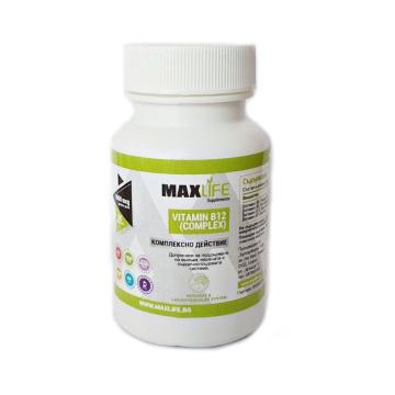 Supliment alimentar MAXLife Vitamina B12 Complex de la Krill Oil Impex Srl