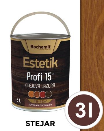 Ulei protector Bochemit Estetik Profi 15+ Premium 3 L Stejar