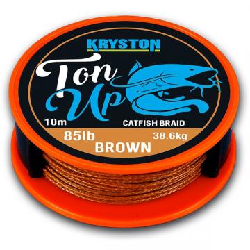 Fir textil Ton Up / Brown / 10m / 85lbs Kryston de la Pescar Expert