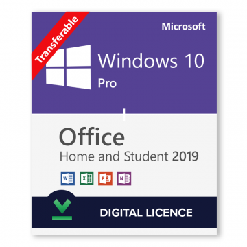 Licenta Windows 10 Pro + Microsoft Office 2019 Home