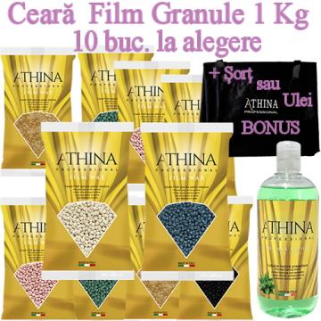 Ceara film granule elastica 1kg - Athina 10 buc la alegere de la Mezza Luna Srl.