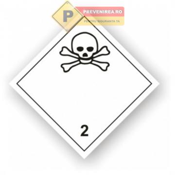 Eticheta pentru gaze toxic