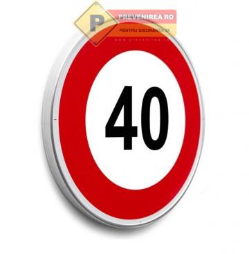 Indicatoare pentru limita de viteza la 40 km de la Prevenirea Pentru Siguranta Ta G.i. Srl