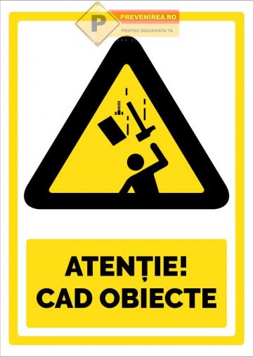 Indicator pentru avertisment obiecte in cadere