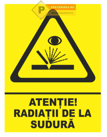 Indicator pentru radiatii de la sudura
