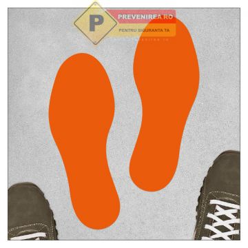Marcaj cu pas portocaliu de la Prevenirea Pentru Siguranta Ta G.i. Srl