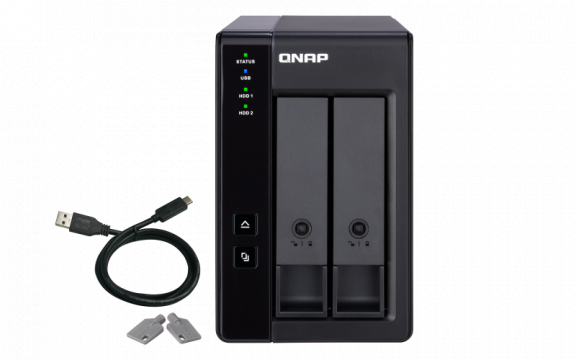 NAS Network Attached Storage QNAP, 2-bay, 3.5 inch