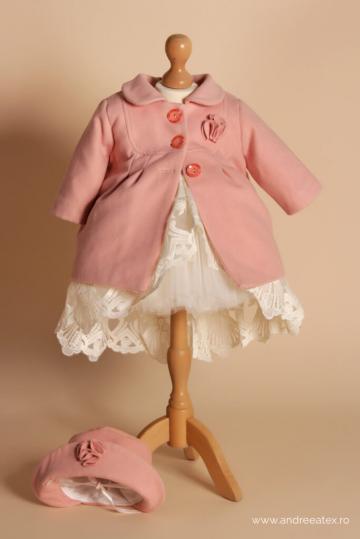 Palton Isabel - roz vintage