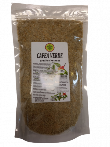 Cafea verde Supremo Columbia cu ghimbir 250 gr, Natural de la Natural Seeds Product SRL