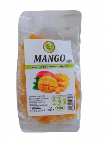 Mango confiat 100gr, Natural Seeds Product de la Natural Seeds Product SRL