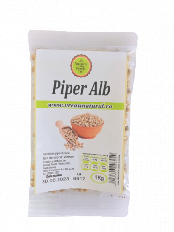 Piper alb boabe 1 kg, Natural Seeds Product de la Natural Seeds Product SRL