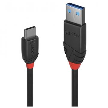 Cablu Lindy 1m USB 3.2 Type A la C 10Gbps, LY-36916 de la Etoc Online