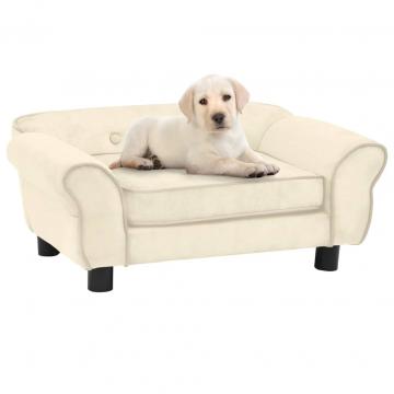 Canapea pentru caini, crem, 72x45x30 cm, plus de la VidaXL