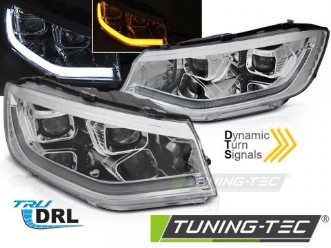 Faruri Headlights Tube Light Crom DRL SEQ VW Caddy 20- de la Kit Xenon Tuning Srl