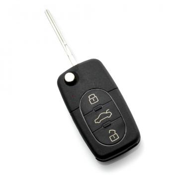 Carcasa cheie briceag cu 3+1 butoane Audi de la Rykdom Trade Srl