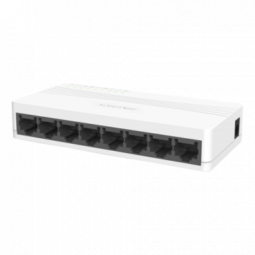 Switch 8 porturi 10 100 Mbps - Hikvision DS-3E0108D-E de la Big It Solutions
