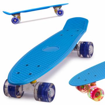 Skateboard Penny Board pentru copii cu roti din cauciuc de la Baurent