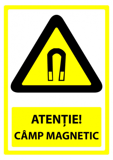 Indicator atentie camp magnetic de la Prevenirea Pentru Siguranta Ta G.i. Srl