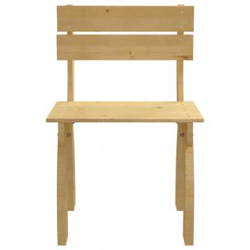 scaune lemn gradina
