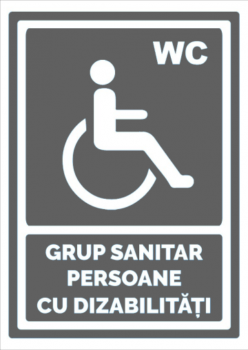 Indicator gri grup sanitar persoane cu dizabilitati