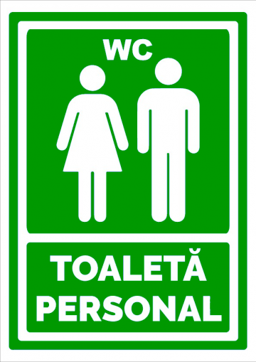 Indicator verde toaleta personal