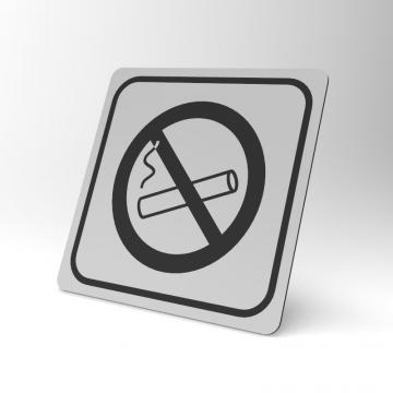 Placuta gri cu negru fumatul interzis de la Prevenirea Pentru Siguranta Ta G.i. Srl
