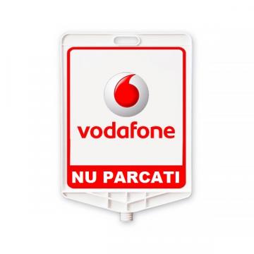 Semn din plastic Vodafone Nu parcati