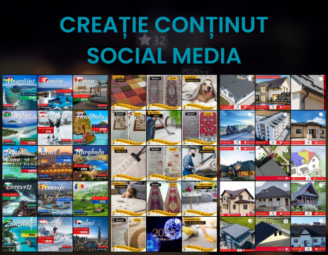 Management si creare de continut pentru conturi Instagram